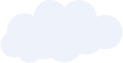 Cloud hosting decorative graphic